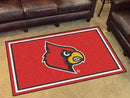 4x6 Area Rugs NCAA Louisville 4'x6' Plush Rug