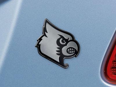 Custom Rugs NCAA Louisville Auto Emblem 2.9"x3.2"