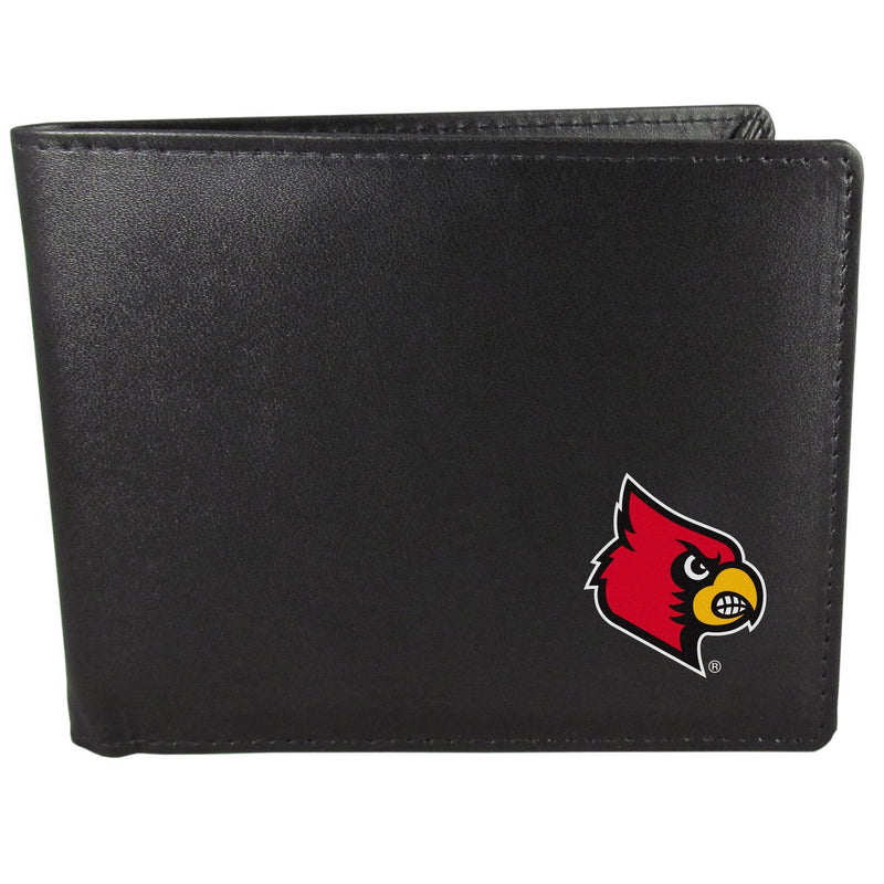 NCAA - Louisville Cardinals Bi-fold Wallet-Wallets & Checkbook Covers,Bi-fold Wallets,Printed Bi-fold WalletCollege Printed Bi-fold Wallet-JadeMoghul Inc.