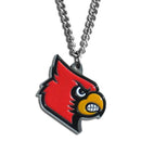 NCAA - Louisville Cardinals Chain Necklace-Jewelry & Accessories,Necklaces,Chain Necklaces,College Chain Necklaces-JadeMoghul Inc.