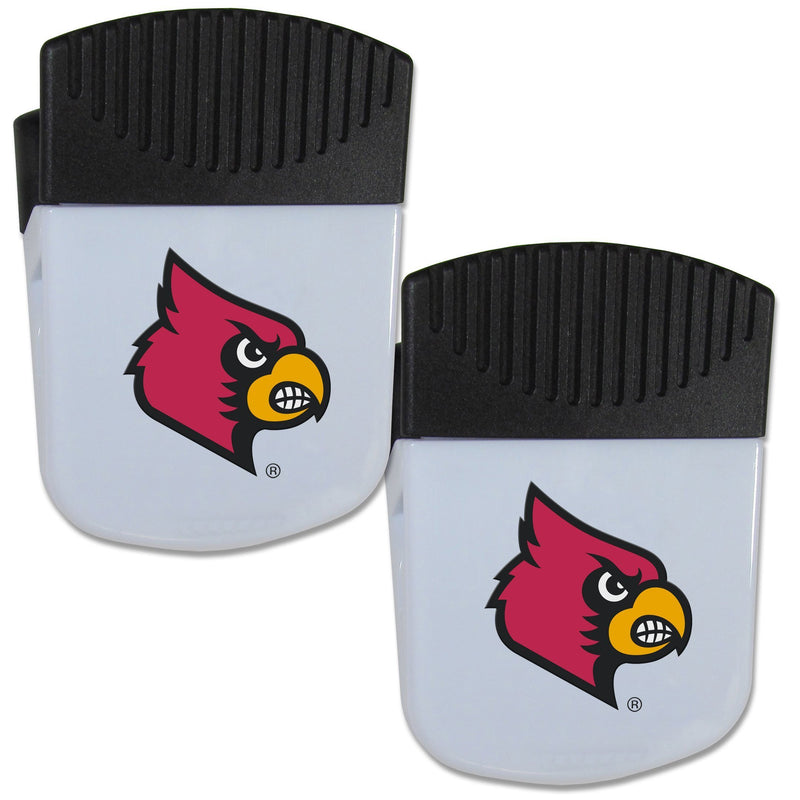 NCAA - Louisville Cardinals Chip Clip Magnet with Bottle Opener, 2 pack-Other Cool Stuff,College Other Cool Stuff,Louisville Cardinals Other Cool Stuff-JadeMoghul Inc.