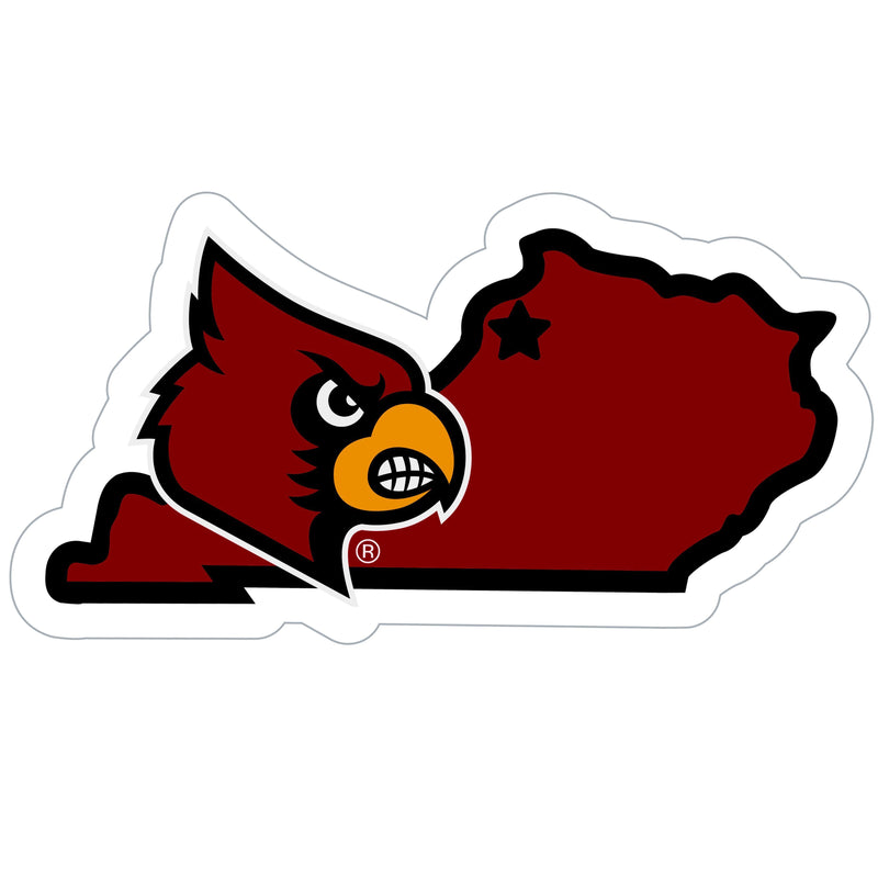 NCAA - Louisville Cardinals Home State 11 Inch Magnet-Missing-JadeMoghul Inc.
