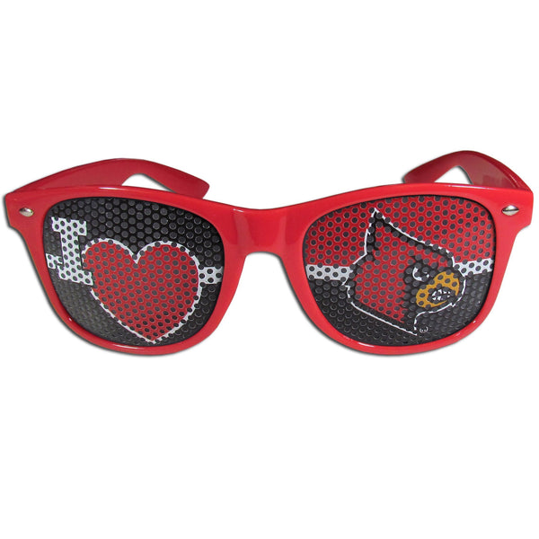 NCAA - Louisville Cardinals I Heart Game Day Shades-Sunglasses, Eyewear & Accessories,Sunglasses,Game Day Shades,I Heart Game Day Shades,College I Heart Game Day Shades-JadeMoghul Inc.