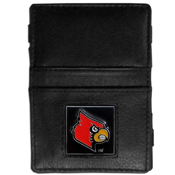 NCAA - Louisville Cardinals Leather Jacob's Ladder Wallet-Wallets & Checkbook Covers,Jacob's Ladder Wallets,College Jacob's Ladder Wallets-JadeMoghul Inc.