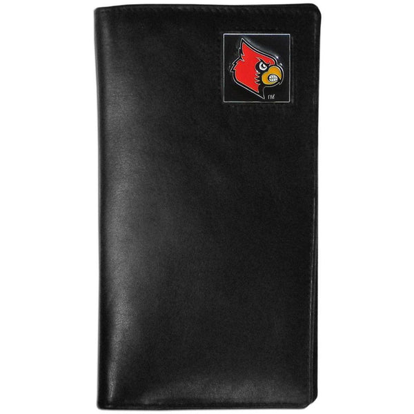 NCAA - Louisville Cardinals Leather Tall Wallet-Wallets & Checkbook Covers,Tall Wallets,College Tall Wallets-JadeMoghul Inc.