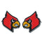 NCAA - Louisville Cardinals Stud Earrings-Jewelry & Accessories,Earrings,Stud Earrings,College Stud Earrings-JadeMoghul Inc.