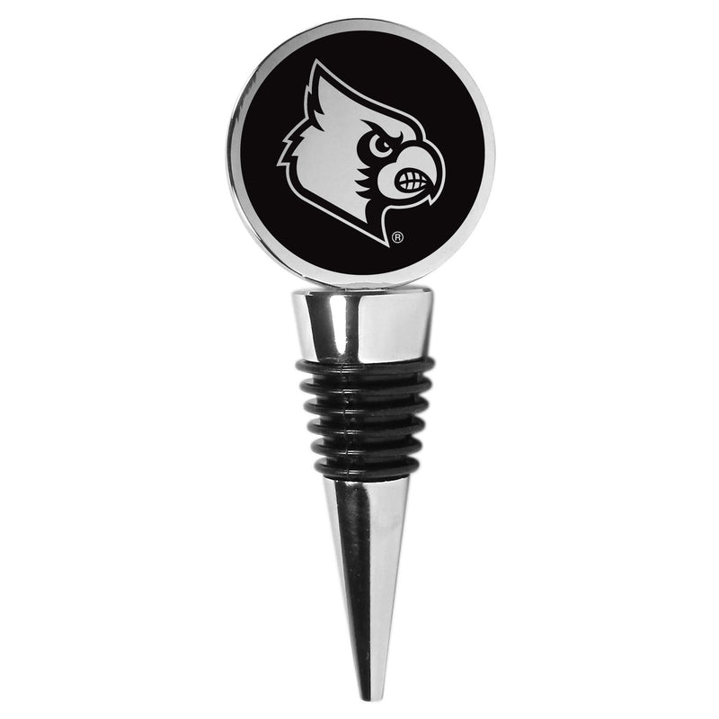 NCAA - Louisville Cardinals Wine Stopper-Tailgating & BBQ Accessories,Wine Accessories,Wine Stopper,College Wine Stopper-JadeMoghul Inc.