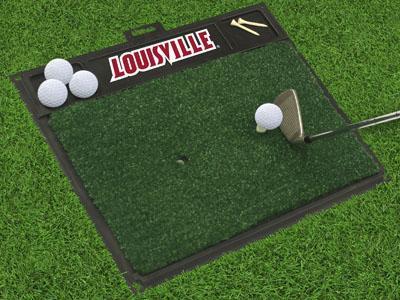Golf Accessories NCAA Louisville Golf Hitting Mat 20" x 17"