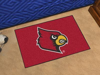 Outdoor Rugs NCAA Louisville Starter Rug 19"x30"