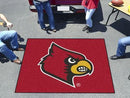 Grill Mat NCAA Louisville Tailgater Rug 5'x6'