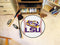 Round Rugs NCAA LSU Baseball Mat 27" diameter