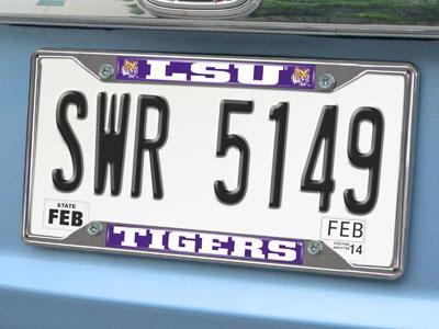 Frame Shop NCAA LSU License Plate Frame 6.25"x12.25"