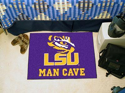 Living Room Rugs NCAA LSU Man Cave Starter Rug 19"x30"