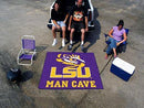 Grill Mat NCAA LSU Man Cave Tailgater Rug 5'x6'