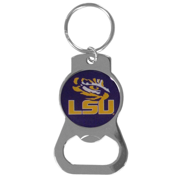 NCAA - LSU Tigers Bottle Opener Key Chain-Key Chains,Bottle Opener Key Chains,College Bottle Opener Key Chains-JadeMoghul Inc.