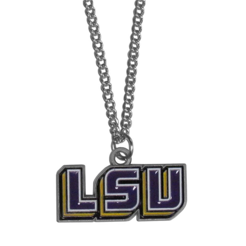 NCAA - LSU Tigers Chain Necklace-Jewelry & Accessories,Necklaces,Chain Necklaces,College Chain Necklaces-JadeMoghul Inc.