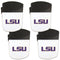 NCAA - LSU Tigers Chip Clip Magnet with Bottle Opener, 4 pack-Other Cool Stuff,College Other Cool Stuff,LSU Tigers Other Cool Stuff-JadeMoghul Inc.