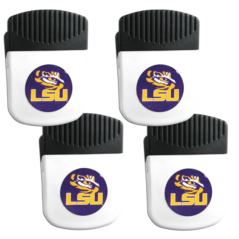 NCAA - LSU Tigers Clip Magnet with Bottle Opener, 4 pack-Other Cool Stuff,College Other Cool Stuff,LSU Tigers Other Cool Stuff-JadeMoghul Inc.