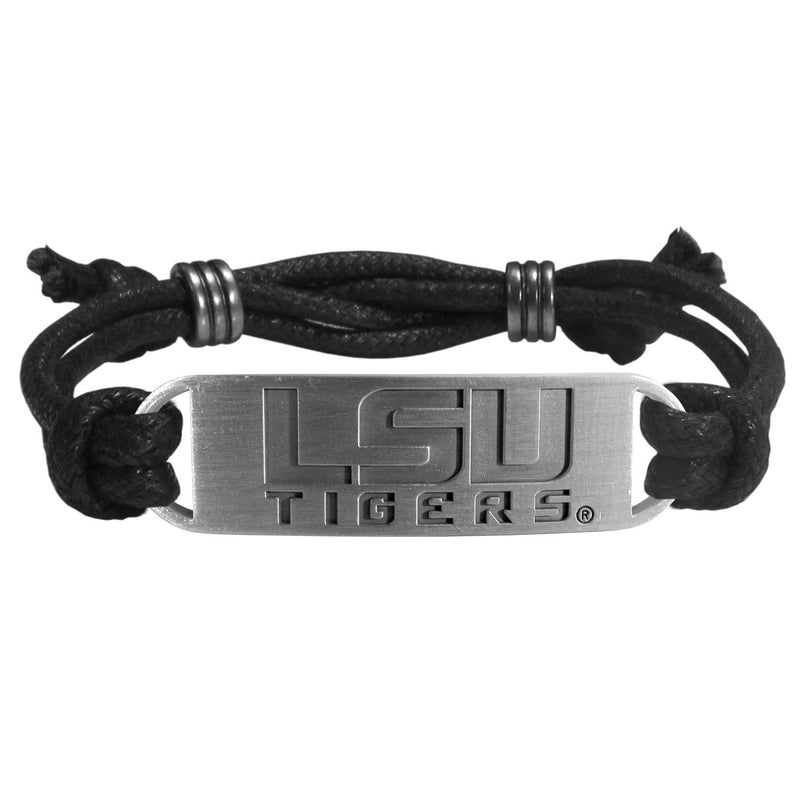NCAA - LSU Tigers Cord Bracelet-Jewelry & Accessories,Bracelets,Cord Chain Bracelets,College Cord Bracelets-JadeMoghul Inc.