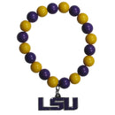 NCAA - LSU Tigers Fan Bead Bracelet-Jewelry & Accessories,Bracelets,Fan Bead Bracelets,College Fan Bead Bracelets-JadeMoghul Inc.