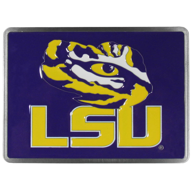 NCAA - LSU Tigers Hitch Cover Class II and Class III Metal Plugs-Automotive Accessories,Hitch Covers,Cast Metal Hitch Covers Class II & III,College Cast Metal Hitch Covers Class II & III-JadeMoghul Inc.
