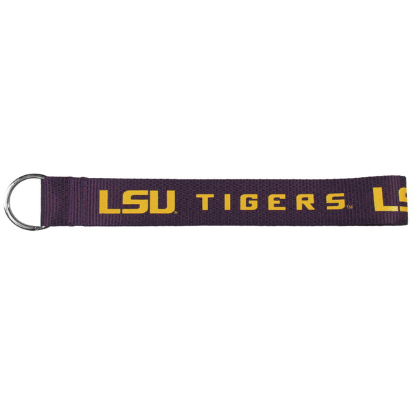 NCAA - LSU Tigers Lanyard Key Chain-Key Chains,Lanyard Key Chains,College Lanyard Key Chains-JadeMoghul Inc.