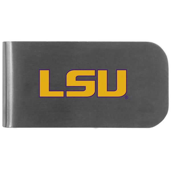 NCAA - LSU Tigers Logo Bottle Opener Money Clip-Wallets & Checkbook Covers,College Wallets,LSU Tigers Wallets-JadeMoghul Inc.