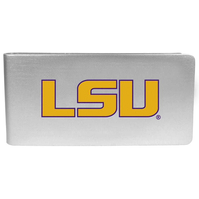 NCAA - LSU Tigers Logo Money Clip-Wallets & Checkbook Covers,College Wallets,LSU Tigers Wallets-JadeMoghul Inc.