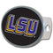 NCAA - LSU Tigers Oval Metal Hitch Cover Class II and III-Automotive Accessories,Hitch Covers,Oval Metal Hitch Covers Class III,College Oval Metal Hitch Covers Class III-JadeMoghul Inc.