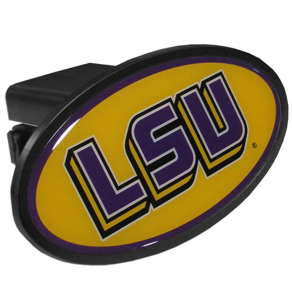 NCAA - LSU Tigers Plastic Hitch Cover Class III-Automotive Accessories,Hitch Covers,Plastic Hitch Covers Class III,College Plastic Hitch Covers Class III-JadeMoghul Inc.