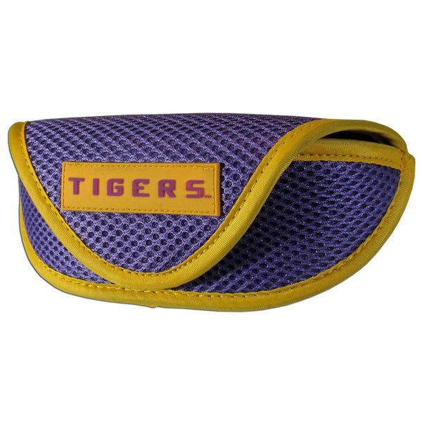 NCAA - LSU Tigers Sport Sunglass Case-Sunglasses, Eyewear & Accessories,Sunglass Cases,Sport Eyewear Cases,College Sport Eyewear Cases-JadeMoghul Inc.