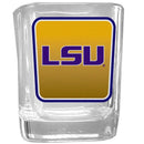 NCAA - LSU Tigers Square Glass Shot Glass-Beverage Ware,Shot Glass,Graphic Shot Glass Set,College Graphic Shot Glass Set-JadeMoghul Inc.