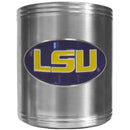 NCAA - LSU Tigers Steel Can Cooler-Beverage Ware,Can Coolers,College Can Coolers-JadeMoghul Inc.