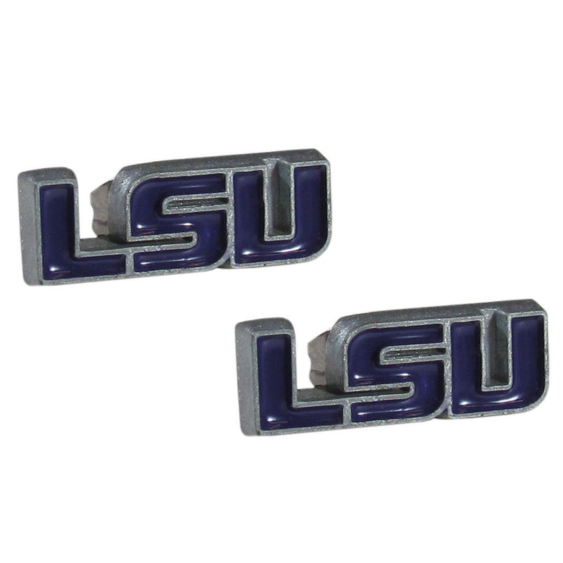 NCAA - LSU Tigers Stud Earrings-Jewelry & Accessories,Earrings,Stud Earrings,College Stud Earrings-JadeMoghul Inc.