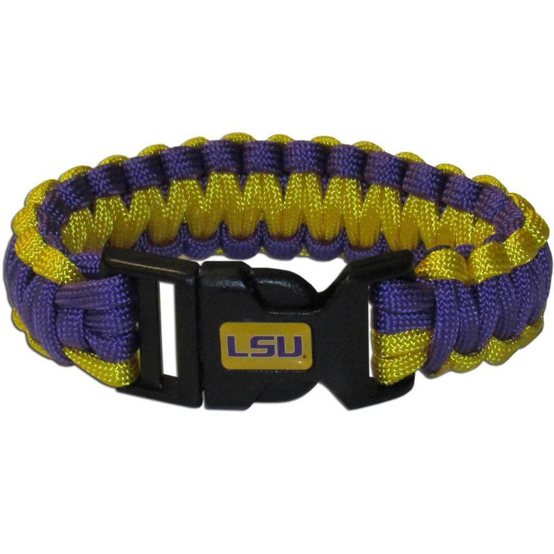 NCAA - LSU Tigers Survivor Bracelet-Jewelry & Accessories,Bracelets,Survivor Bracelets,College Survivor Bracelets-JadeMoghul Inc.