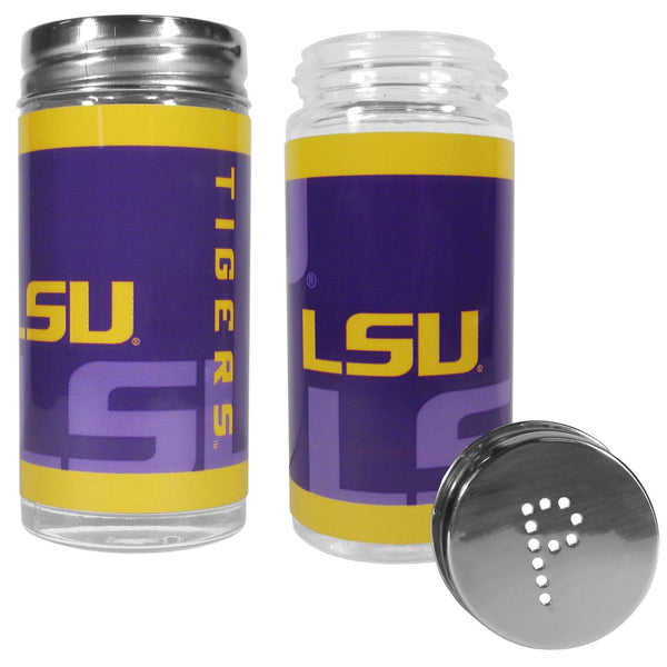 NCAA - LSU Tigers Tailgater Salt & Pepper Shakers-Tailgating & BBQ Accessories,Salt & Pepper Shakers,Tailgater Salt & Pepper ShakersCollege Tailgater Salt & Pepper Shakers-JadeMoghul Inc.