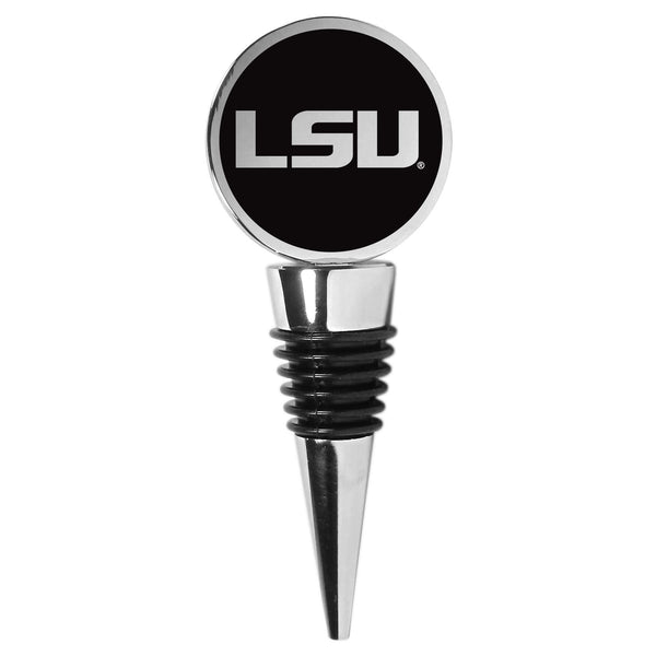 NCAA - LSU Tigers Wine Stopper-Tailgating & BBQ Accessories,Wine Accessories,Wine Stopper,College Wine Stopper-JadeMoghul Inc.