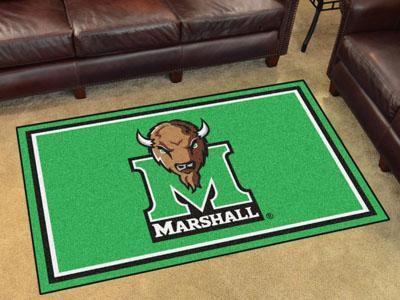 4x6 Rug NCAA Marshall 4'x6' Plush Rug