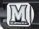 Tow Hitch Covers NCAA Maryland Chrome Hitch Cover 4 1/2"x3 3/8"
