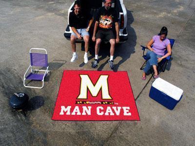 Grill Mat NCAA Maryland Man Cave Tailgater Rug 5'x6'