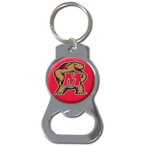NCAA - Maryland Terrapins Bottle Opener Key Chain-Key Chains,Bottle Opener Key Chains,College Bottle Opener Key Chains-JadeMoghul Inc.