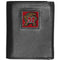NCAA - Maryland Terrapins Leather Tri-fold Wallet-Wallets & Checkbook Covers,Tri-fold Wallets,Tri-fold Wallets,College Tri-fold Wallets-JadeMoghul Inc.
