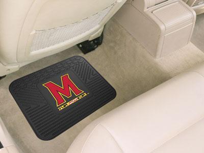Rubber Car Floor Mats NCAA Maryland Utility Car Mat 14"x17"