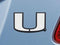 Custom Mats NCAA Miami Auto Emblem 1.8"x3.2"