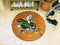 Round Rugs NCAA Miami Basketball Mat 27" diameter
