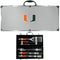 NCAA - Miami Hurricanes 8 pc Tailgater BBQ Set-Tailgating & BBQ Accessories,College Tailgating Accessories,Miami Hurricanes Tailgating Accessories-JadeMoghul Inc.
