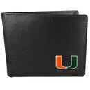 NCAA - Miami Hurricanes Bi-fold Wallet-Wallets & Checkbook Covers,Bi-fold Wallets,Printed Bi-fold WalletCollege Printed Bi-fold Wallet-JadeMoghul Inc.