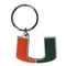 NCAA - Miami Hurricanes Flex Key Chain-Key Chains,Flex Key Chains,College Flex Key Chains-JadeMoghul Inc.