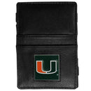 NCAA - Miami Hurricanes Leather Jacob's Ladder Wallet-Wallets & Checkbook Covers,Jacob's Ladder Wallets,College Jacob's Ladder Wallets-JadeMoghul Inc.