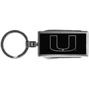 NCAA - Miami Hurricanes Multi-tool Key Chain, Black-Key Chains,College Key Chains,Miami Hurricanes Key Chains-JadeMoghul Inc.